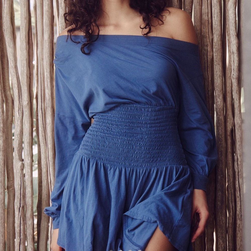 Scorching hot long sleeve mini dress